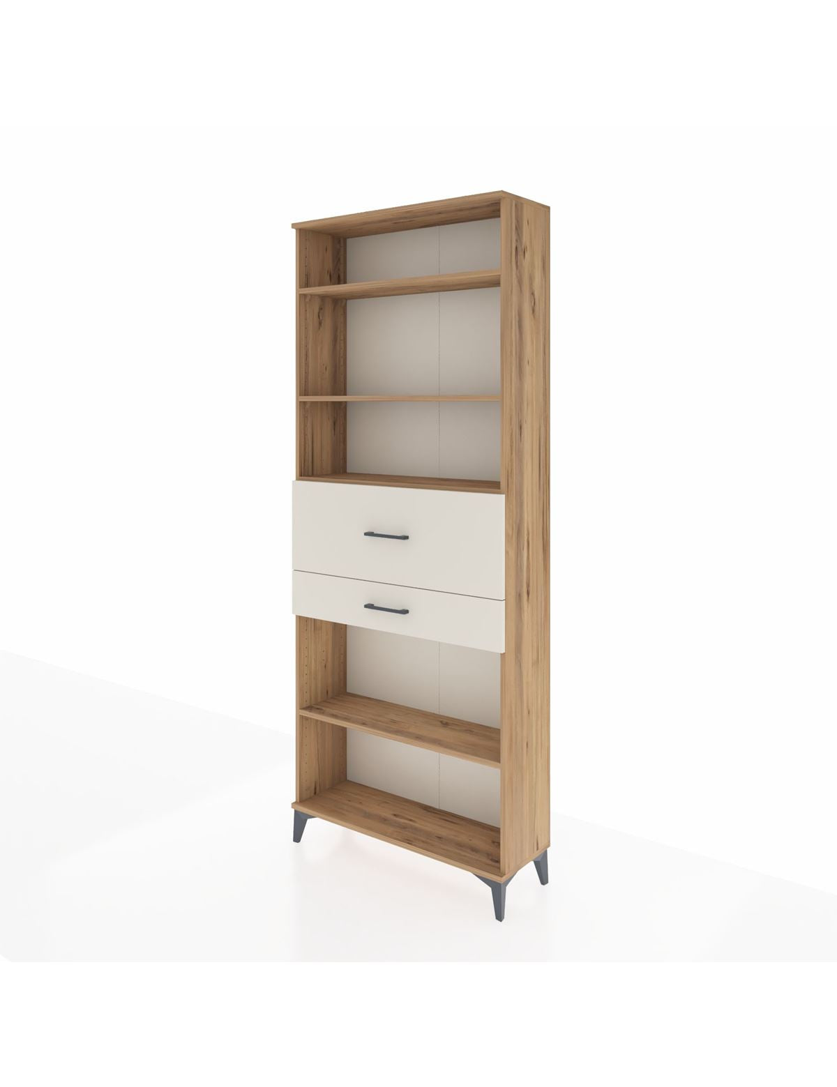 Arges Dolap 4 Raflı 2 Çekmeceli 88x30x221 - S30M177V7A