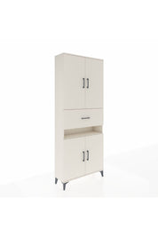 Arges Dolap 5 Raflı Tek Çekmeceli 4 Kapaklı 88x30x221 Aytaşı-Aytaşı