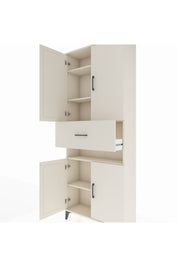 Arges Dolap 5 Raflı Tek Çekmeceli 4 Kapaklı 88x30x221 Aytaşı-Aytaşı