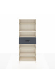 Arges Dolap 5 Raflı Tek Çekmeceli 88x30x221 Aytaşı-Antrasit