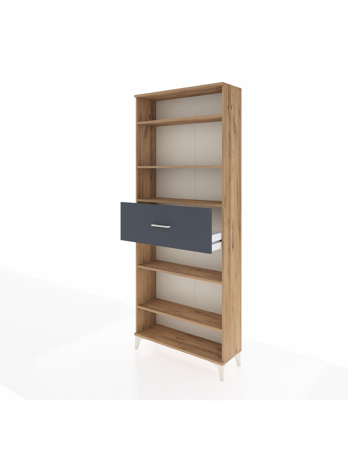 Arges Dolap 5 Raflı Tek Çekmeceli 88x30x221 - S30M181V8A