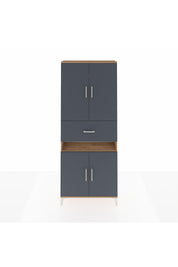 Arges Dolap 5 Raflı Tek Çekmeceli 4 Kapaklı 88x30x221 - S30M182V8A