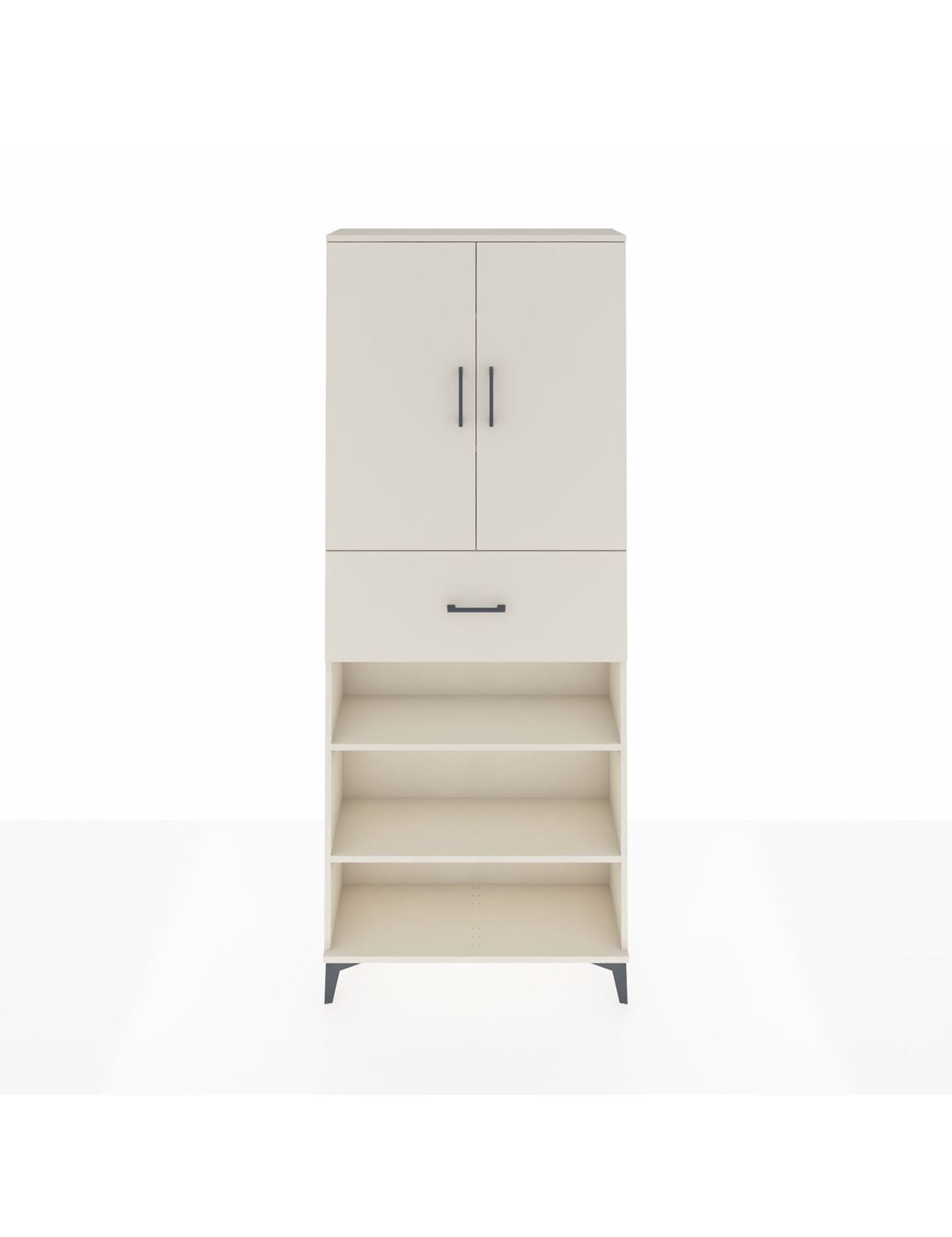 Arges Dolap 5 Raflı Tek Çekmeceli 2 Kapaklı 88x30x221 Aytaşı-Aytaşı