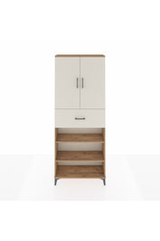 Arges Dolap 5 Raflı Tek Çekmeceli 2 Kapaklı 88x30x221 Çam-Aytaşı