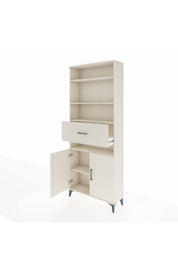 Arges Dolap 5 Raflı Tek Çekmeceli 2 Kapaklı 88x30x221 Aytaşı-Aytaşı