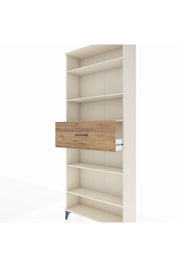 Arges Dolap 5 Raflı Tek Çekmeceli 88x30x221 Aytaşı-Çam