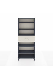 Arges Dolap 5 Raflı Tek Çekmeceli 88x30x221 Antrasit-Aytaşı