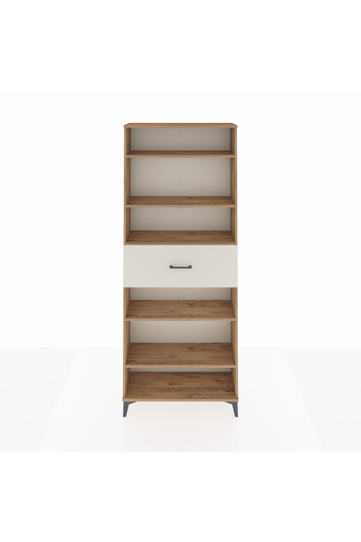 Arges Dolap 5 Raflı Tek Çekmeceli 88x30x221 Çam-Aytaşı