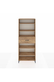 Arges Dolap 5 Raflı Tek Çekmeceli 88x30x221 Çam-Çam