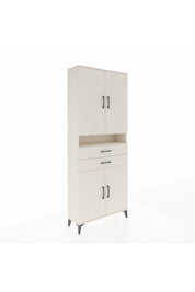 Arges Dolap 5 Raflı 2 Çekmeceli 4 Kapaklı 88x30x221 Aytaşı-Aytaşı