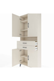 Arges Dolap 5 Raflı 2 Çekmeceli 4 Kapaklı 88x30x221 Aytaşı-Aytaşı