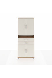 Arges Dolap 5 Raflı 2 Çekmeceli 4 Kapaklı 88x30x221 Çam-Aytaşı