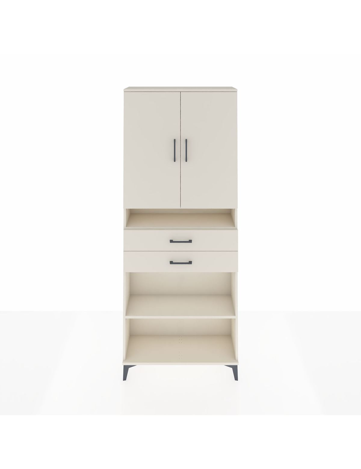 Arges Dolap 5 Raflı 2 Çekmeceli 2 Kapaklı 88x30x221 Aytaşı-Aytaşı