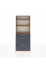 Arges Dolap 4 Raflı 2 Çekmeceli 2 Kapaklı 88x30x221