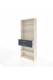 Arges Dolap 4 Raflı 2 Çekmeceli 88x30x221 Aytaşı-Antrasit