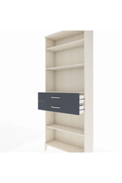 Arges Dolap 4 Raflı 2 Çekmeceli 88x30x221 Aytaşı-Antrasit