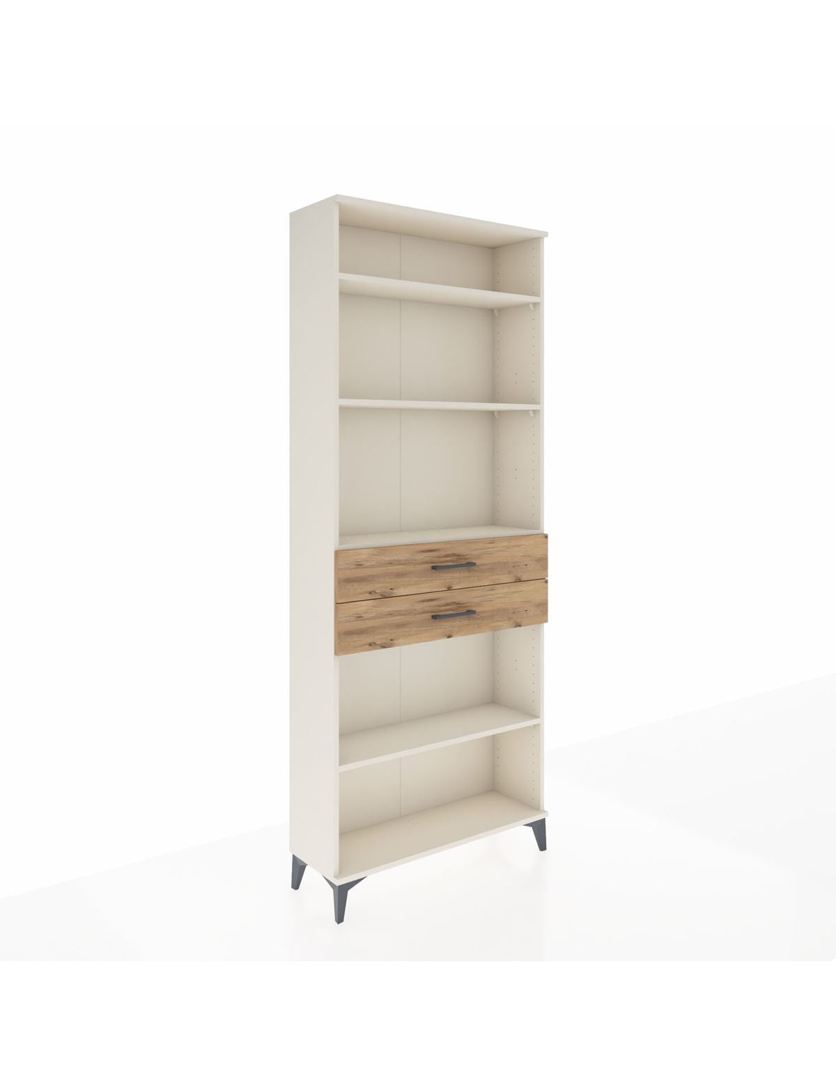 Arges Dolap 4 Raflı 2 Çekmeceli 88x30x221 Aytaşı-Çam