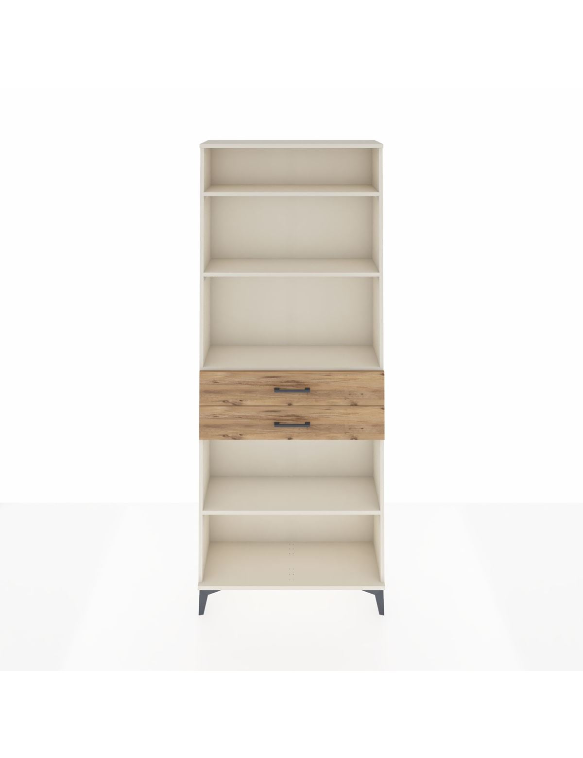 Arges Dolap 4 Raflı 2 Çekmeceli 88x30x221 Aytaşı-Çam