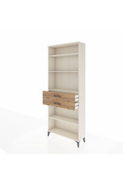 Arges Dolap 4 Raflı 2 Çekmeceli 88x30x221 Aytaşı-Çam