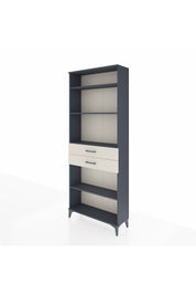 Arges Dolap 4 Raflı 2 Çekmeceli 88x30x221 Antrasit-Aytaşı