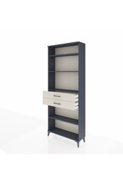 Arges Dolap 4 Raflı 2 Çekmeceli 88x30x221 Antrasit-Aytaşı