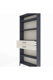 Arges Dolap 4 Raflı 2 Çekmeceli 88x30x221 Antrasit-Aytaşı