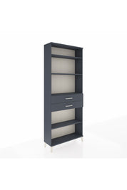 Arges Dolap 4 Raflı 2 Çekmeceli 88x30x221 Antrasit-Antrasit