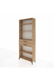 Arges Dolap 4 Raflı 2 Çekmeceli 88x30x221 Çam-Çam