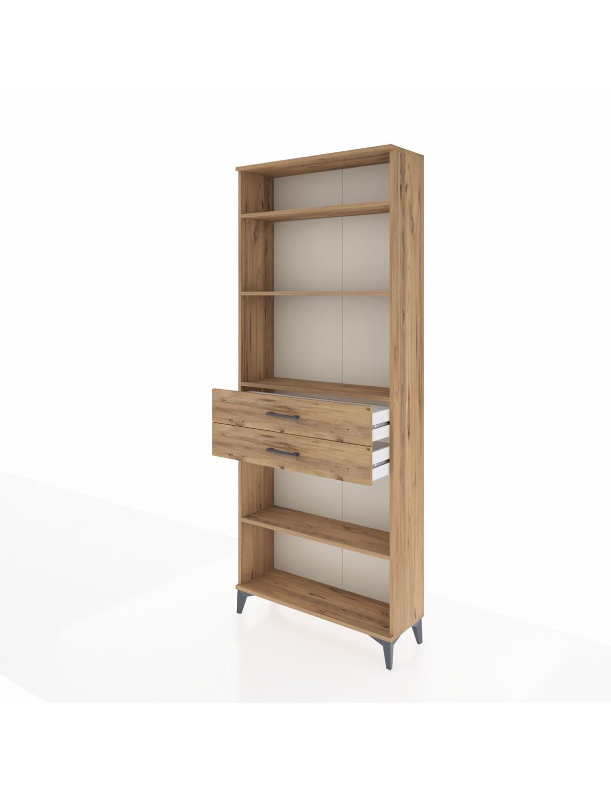 Arges Dolap 4 Raflı 2 Çekmeceli 88x30x221 - S30M189V9A