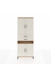 Arges Dolap 5 Raflı 2 Çekmeceli 4 Kapaklı 88x30x221 Çam-Aytaşı