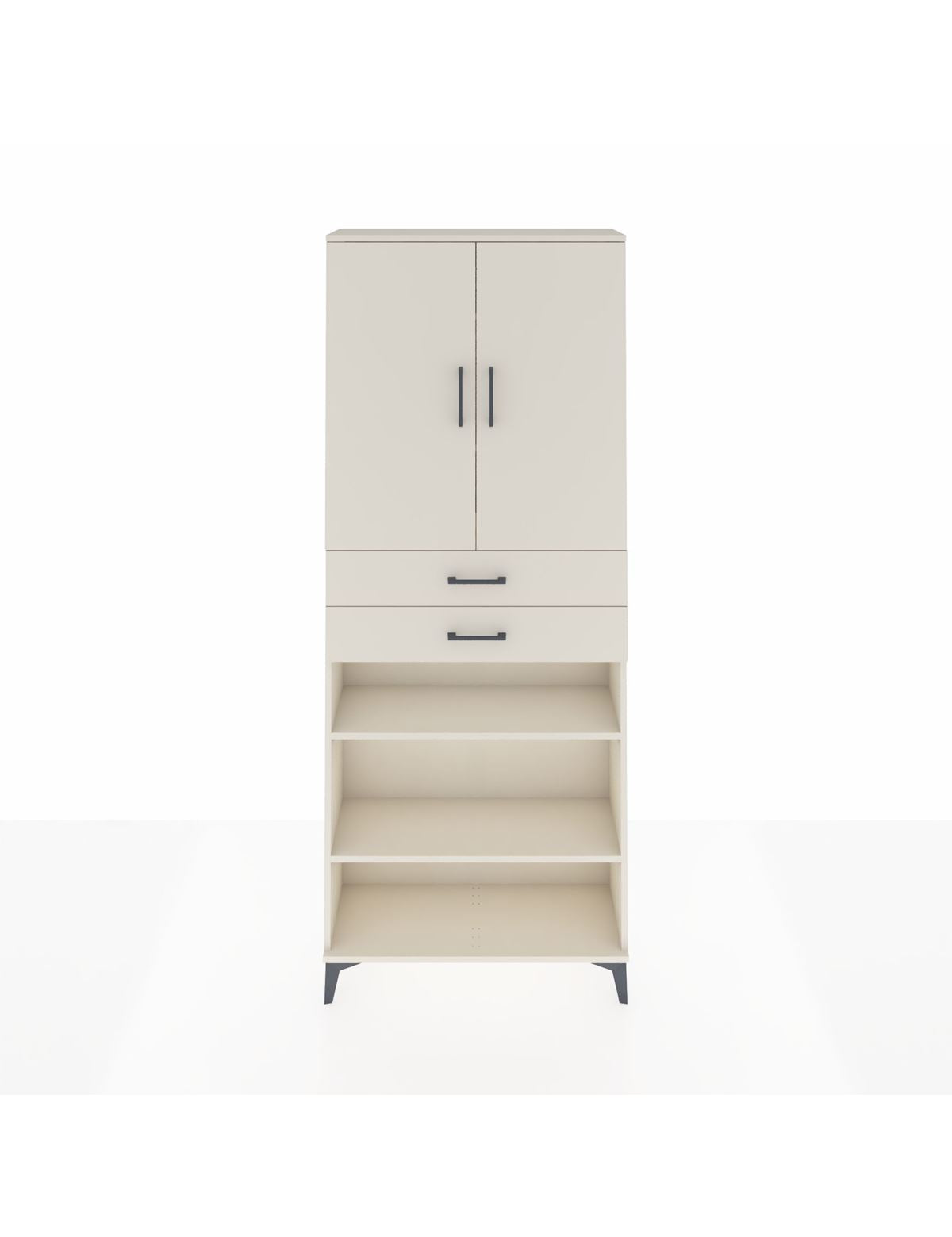 Arges Dolap 5 Raflı 2 Çekmeceli 2 Kapaklı 88x30x221 Aytaşı-Aytaşı