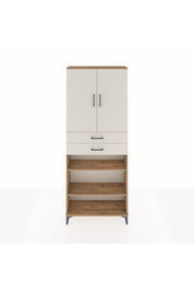 Arges Dolap 5 Raflı 2 Çekmeceli 2 Kapaklı 88x30x221 Çam-Aytaşı