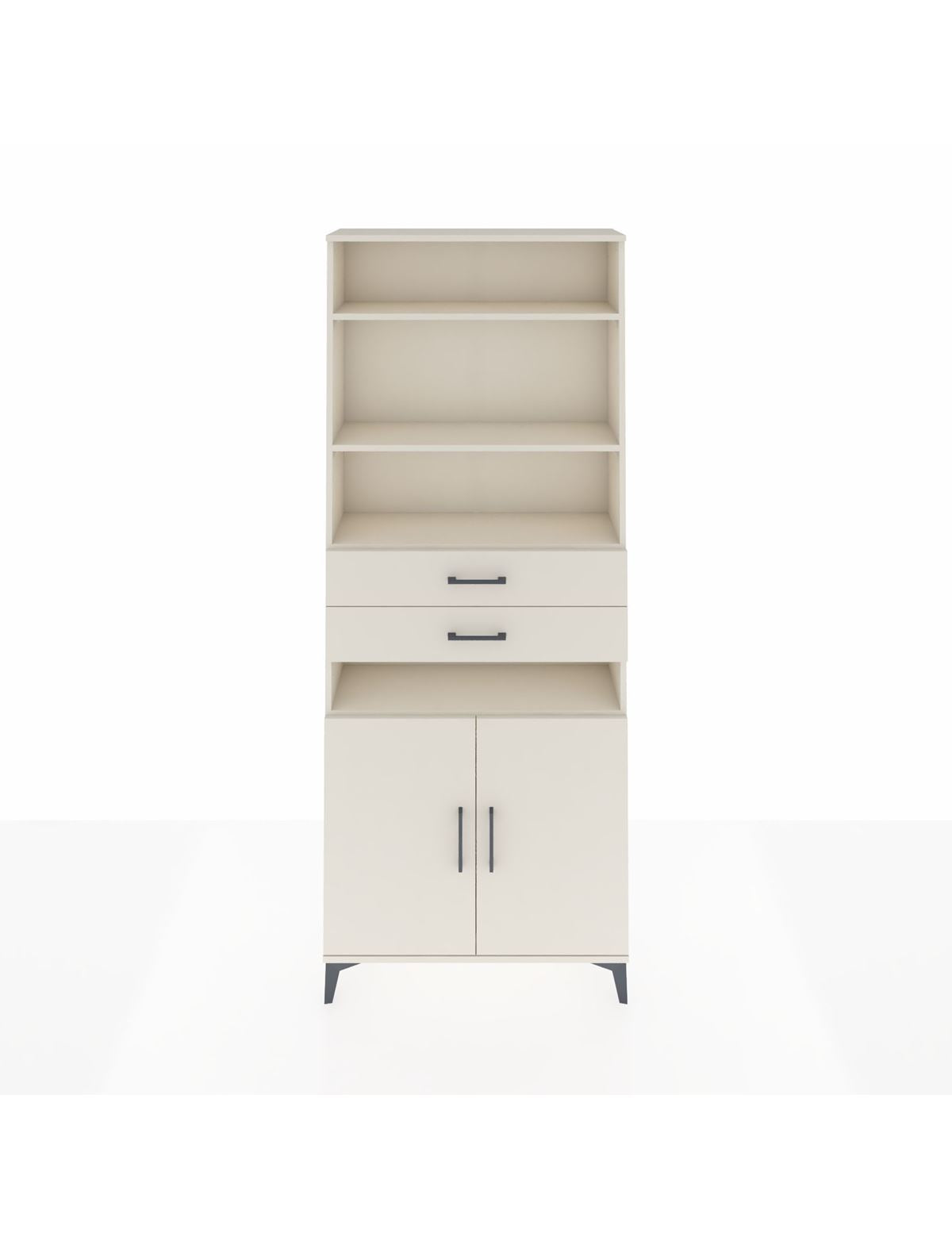 Arges Dolap 5 Raflı 2 Çekmeceli 2 Kapaklı 88x30x221 Aytaşı-Aytaşı