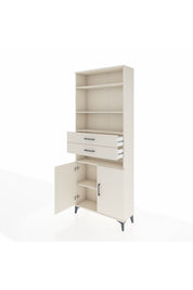 Arges Dolap 5 Raflı 2 Çekmeceli 2 Kapaklı 88x30x221 Aytaşı-Aytaşı