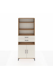 Arges Dolap 5 Raflı 2 Çekmeceli 2 Kapaklı 88x30x221 Çam-Aytaşı