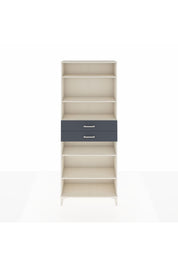 Arges Dolap 5 Raflı 2 Çekmeceli 88x30x221 Aytaşı-Antrasit