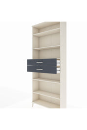 Arges Dolap 5 Raflı 2 Çekmeceli 88x30x221 Aytaşı-Antrasit