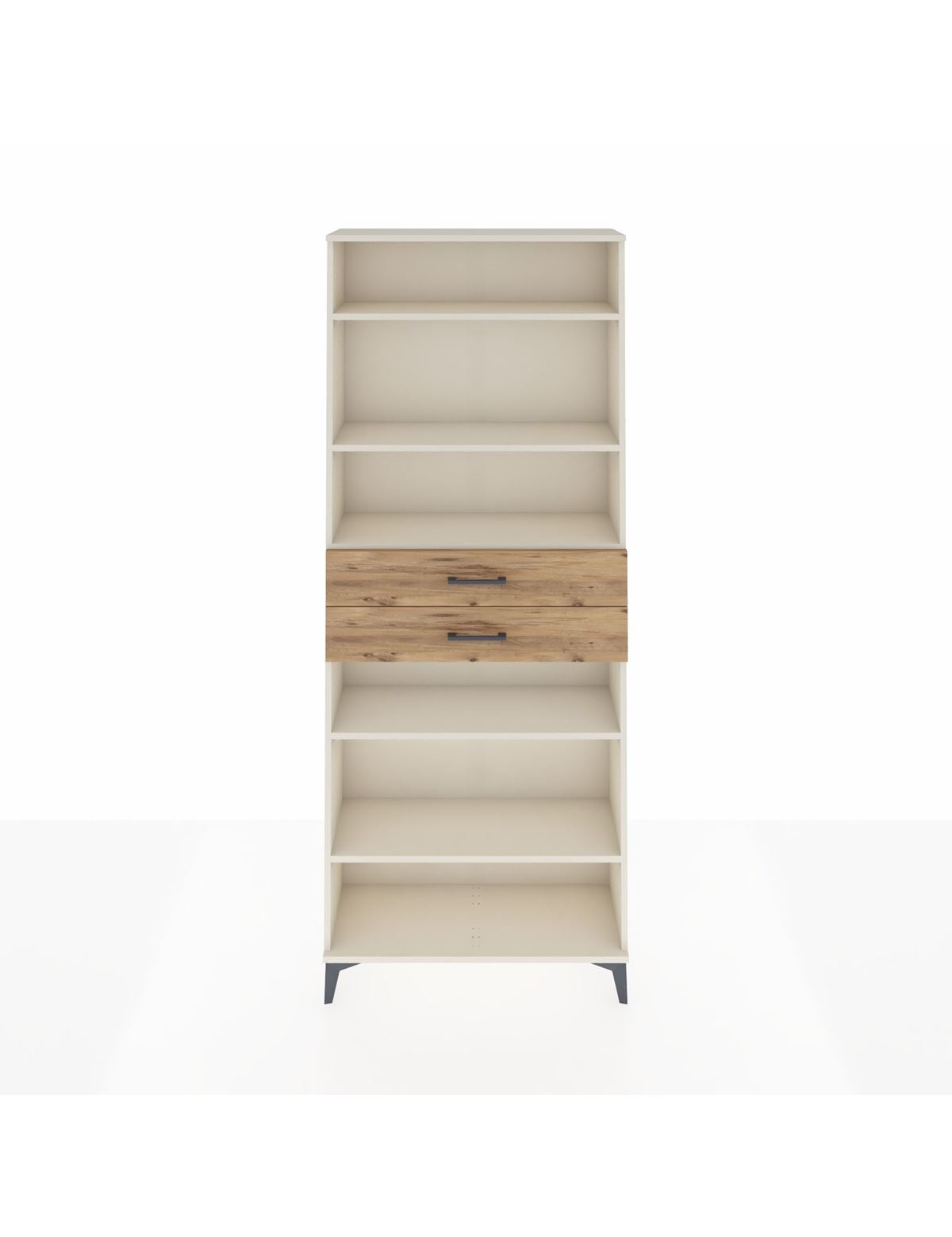 Arges Dolap 5 Raflı 2 Çekmeceli 88x30x221 Aytaşı-Çam