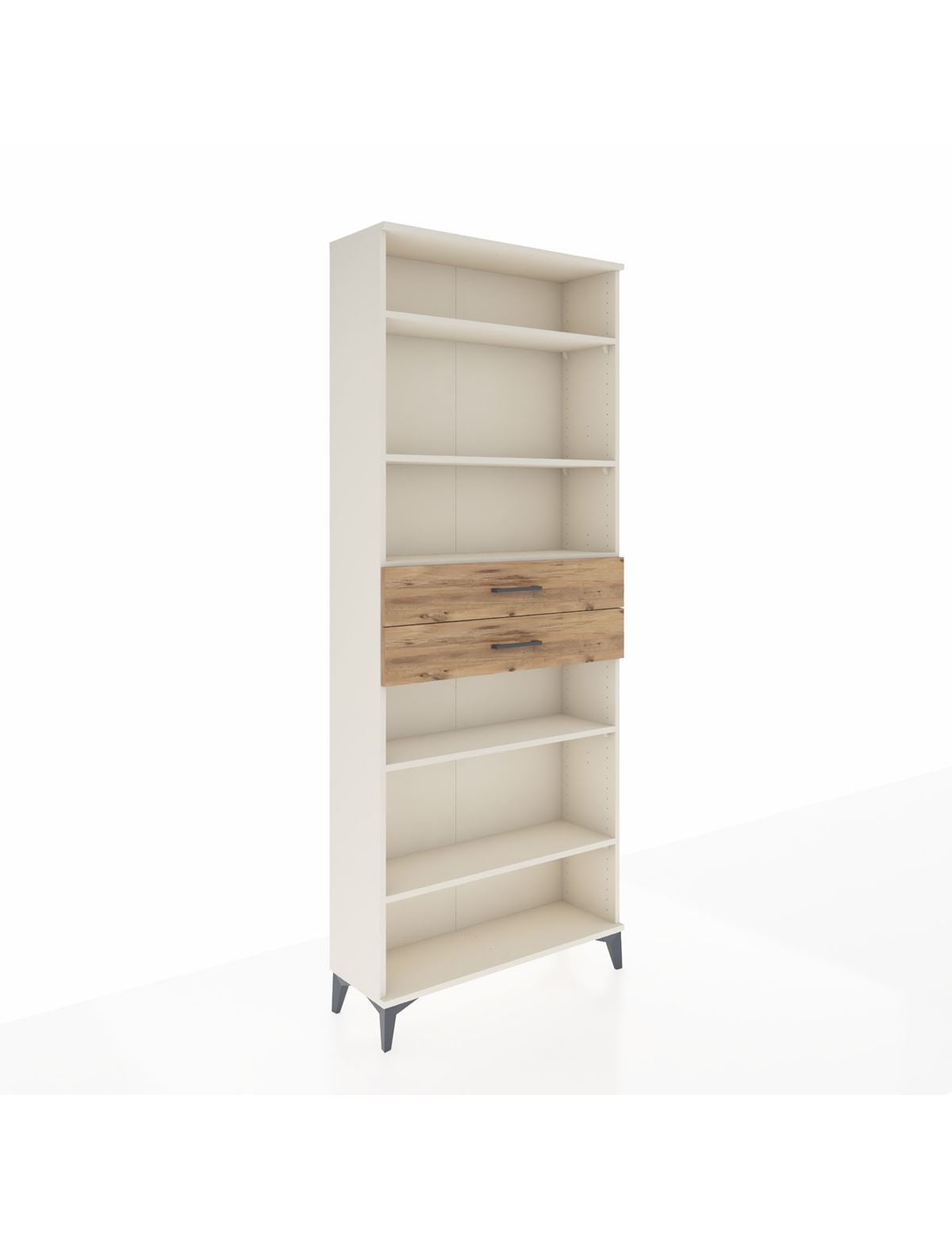 Arges Dolap 5 Raflı 2 Çekmeceli 88x30x221 Aytaşı-Çam