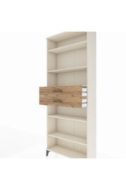 Arges Dolap 5 Raflı 2 Çekmeceli 88x30x221 Aytaşı-Çam