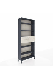 Arges Dolap 5 Raflı 2 Çekmeceli 88x30x221 Antrasit-Aytaşı