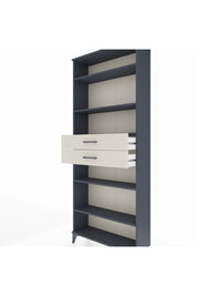 Arges Dolap 5 Raflı 2 Çekmeceli 88x30x221 Antrasit-Aytaşı