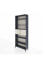 Arges Dolap 5 Raflı 2 Çekmeceli 88x30x221 Antrasit-Aytaşı