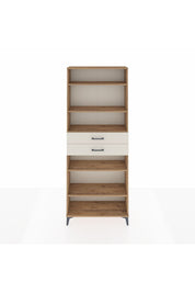 Arges Dolap 5 Raflı 2 Çekmeceli 88x30x221 Çam-Aytaşı