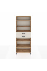 Arges Dolap 5 Raflı 2 Çekmeceli 88x30x221