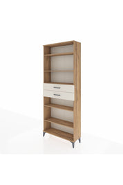 Arges Dolap 5 Raflı 2 Çekmeceli 88x30x221 Çam-Aytaşı