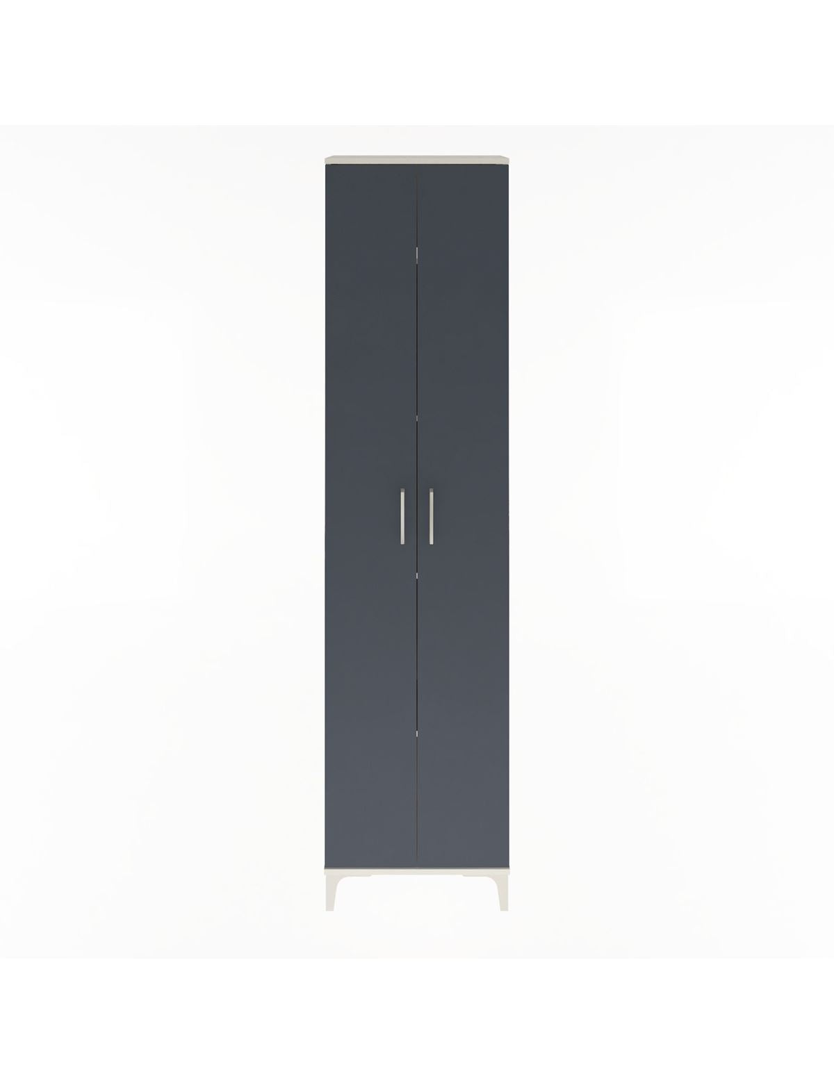 Arges Dolap 4 Raflı 2 Kapaklı 60x30x243 Aytaşı-Antrasit