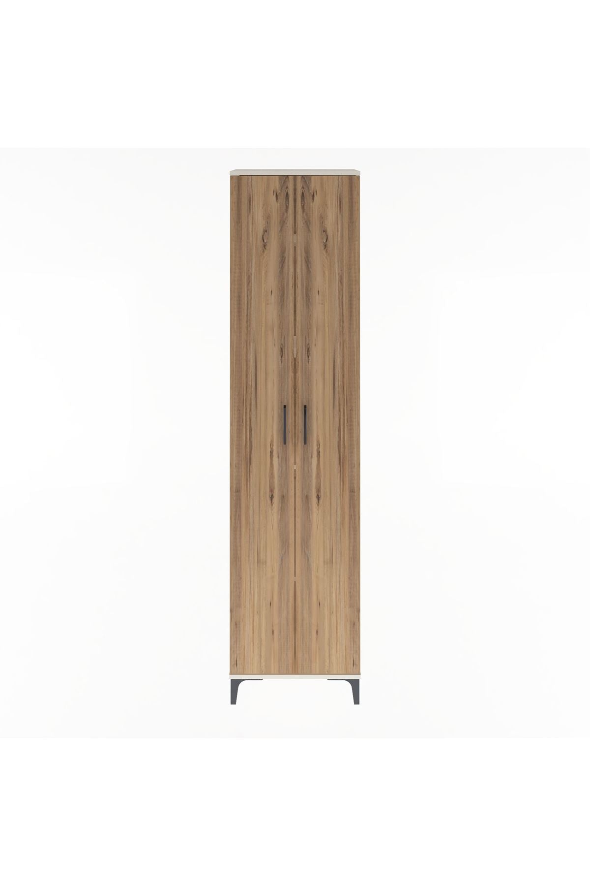 Arges Dolap 4 Raflı 2 Kapaklı 60x30x243 Aytaşı-Çam