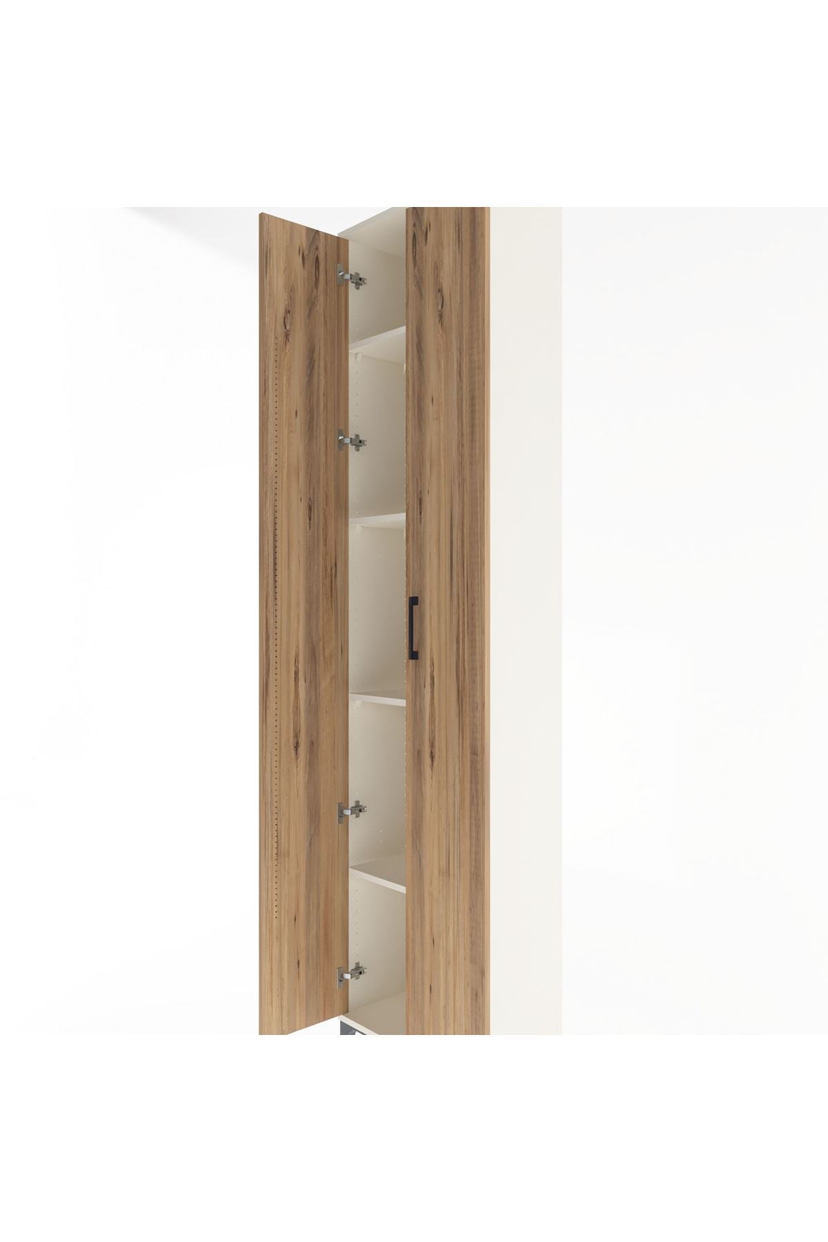 Arges Dolap 4 Raflı 2 Kapaklı 60x30x243 Aytaşı-Çam