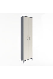 Arges Dolap 4 Raflı 2 Kapaklı 60x30x243 Antrasit-Aytaşı